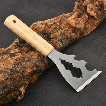 Nerūdijančio plieno kastuvėlis cemento valymui – sunkiosios konstrukcijos, šiuolaikinis minimalistinis dizainas, spausdintas logotipas, pritaikymas prieinamas