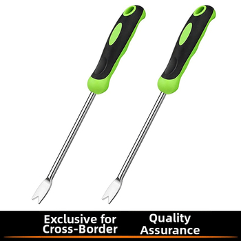 Rankupa nerūdijančio plieno šaknų įrankis sodininkystei – piktžolių išrovimas ir dirvos laisvinimas