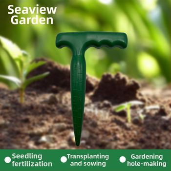 Joist plastikinis kibiro kastuvas sodui, skirtas sėklų sėjai ir daigų sodinimui