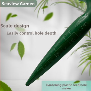 Joist plastikinis kibiro kastuvas sodui, skirtas sėklų sėjai ir daigų sodinimui