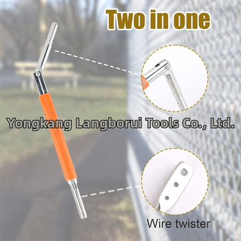 Εργαλείο εγκατάστασης φράχτων – 3-οπής καλωδιακός περιτυλίκτης, πολυλειτουργικός κάμτης, ανθεκτικό εργαλείο περιέλιξης, μοντέλο LBR079