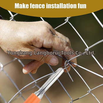 Εργαλείο εγκατάστασης φράχτων – 3-οπής καλωδιακός περιτυλίκτης, πολυλειτουργικός κάμτης, ανθεκτικό εργαλείο περιέλιξης, μοντέλο LBR079