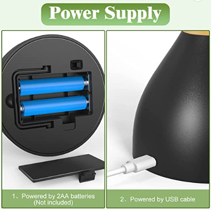 Namų muselių atbaidymo ventiliatorius – itin tylus, ABS plastikas, USB įkrovimas, baterijomis maitinimas, dviguba naudojimo