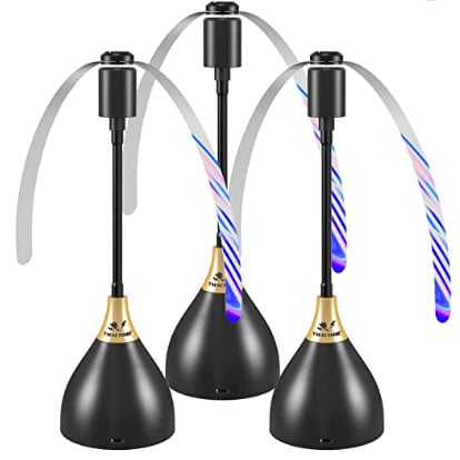 Namų muselių atbaidymo ventiliatorius – itin tylus, ABS plastikas, USB įkrovimas, baterijomis maitinimas, dviguba naudojimo