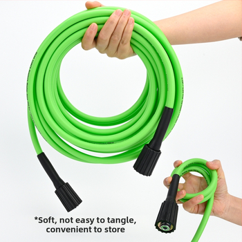 Didelio slėgio plovimo žarnos rinkinys automobilių plovimui, 200 bar (2900 psi), M22 jungtis, modelis SPH060120-10G, Xiong wei