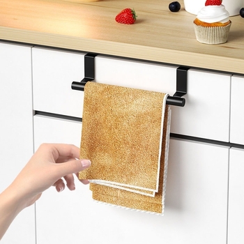 Κρεμάστρα πετσετών για πόρτα ντουλάπας, μεταλλική, με φινίρισμα βαφής φούρνου ή ψεκασμού, φορτίο 20 kg