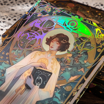 Καλλιτεχνικό σημειωματάριο με 3D χρυσοτυπία, σκληρό εξώφυλλο, εικονογράφηση, Dowling χαρτί, κολλητό δέσιμο (3D χρυσοτυπία; σκληρό εξώφυλλο; εικονογράφηση; Dowling χαρτί; κολλητό δέσιμο)