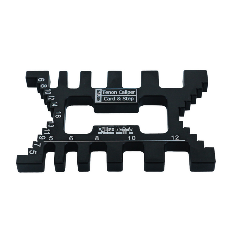 Faipari tenon mérőkalap – alumínium ötvözet, 1 darabos készlet, közepes szabvány, háztartási használat, széleskörű alkalmazhatóság