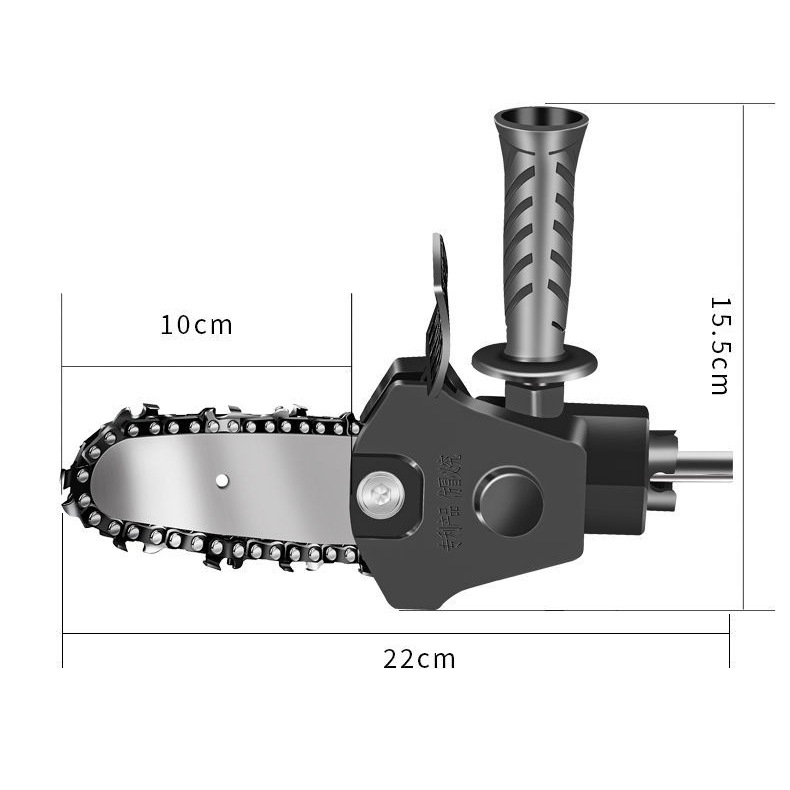 Адаптер за електрическа бормашина към електрическа резачка | Тип: електрическа резачка; Материал на веригата: пластмасова стомана; Марка: Друг
