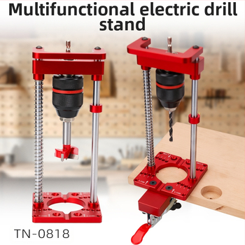 Fonsen Φορητός ξυλουργικός χειροκίνητος στύλος τρυπανιού με βάση τραπεζιού – Αλουμινίου κράμα, DIY ξυλουργικές εργασίες, βάρος 1,5 кг