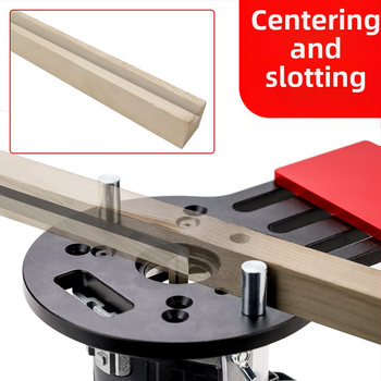 KD-0225 Ξυλουργικό εργαλείο εντοπισμού εγκοπών και φρεζαρίσματος αυλακώσεων για κατέβασμα γωνιών (Μάρκα: Fengsen; Υλικό: κράμα αλουμινίου; Εμβέλεια: 0-100 mm; Για οικιακή χρήση)