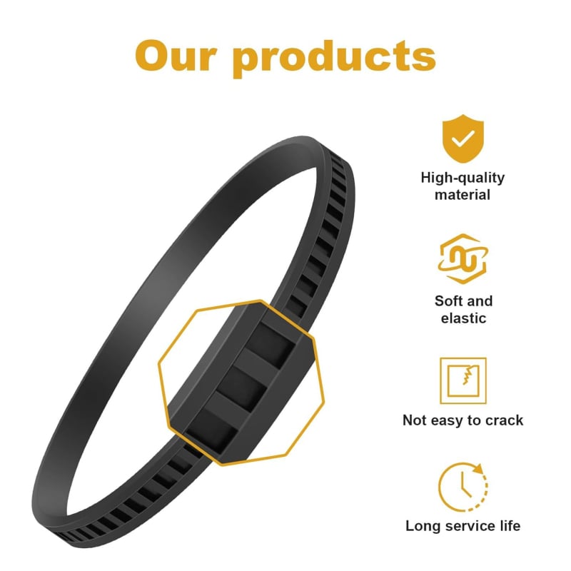 Anvelopă de cauciuc pentru roata fierăstrăului panglică Dewalt A02807 DCS374 DWM120 (650721-00)