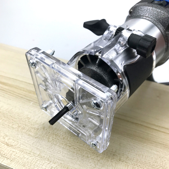 Πλαστικό διαφανές προστατευτικό κάλυμμα βάσης για μηχανές ξυλουργικής χάραξης και κοπής ακμών