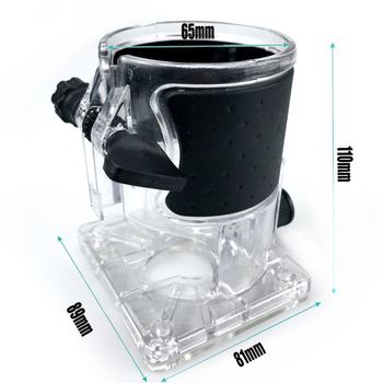 Πλαστικό διαφανές προστατευτικό κάλυμμα βάσης για μηχανές ξυλουργικής χάραξης και κοπής ακμών