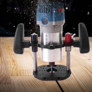 Лифт за рутер за дърводелска маса – универсална съвместимост с машини за рязане, база от алуминиева сплав