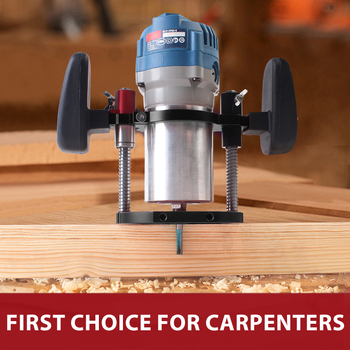 Лифт за рутер за дърводелска маса – универсална съвместимост с машини за рязане, база от алуминиева сплав