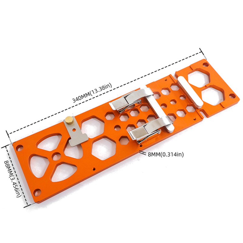 Дървообработващ ъглов блок с 90° прав ъгъл — водач за рейка на циркулярен трион, алуминиева сплав