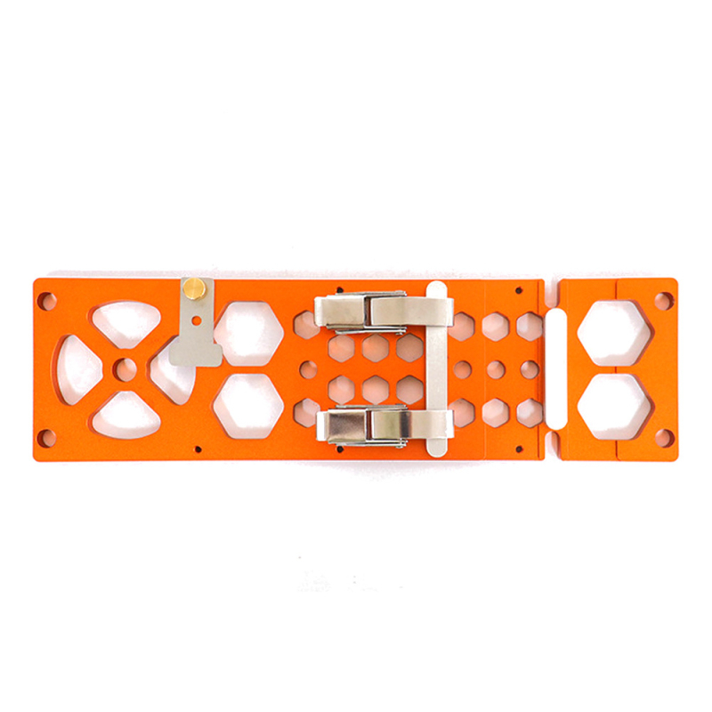 Дървообработващ ъглов блок с 90° прав ъгъл — водач за рейка на циркулярен трион, алуминиева сплав