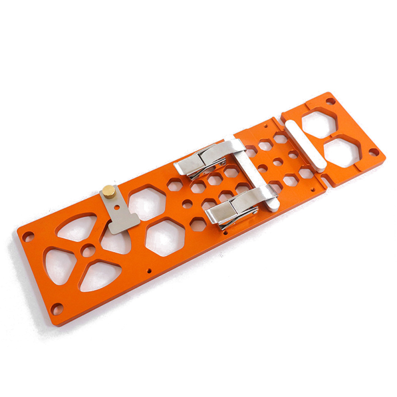 Дървообработващ ъглов блок с 90° прав ъгъл — водач за рейка на циркулярен трион, алуминиева сплав