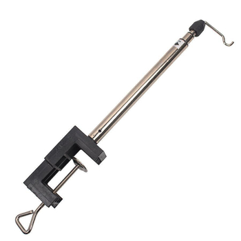 Ηλεκτρικός μύλος: τηλεσκοπικός τριμερούς στηρίγμα για επιτραπέζια εγκατάσταση με γάντζους εργαστηρίου (300 g)