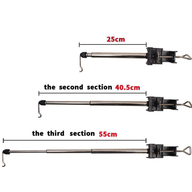 Električni mlin teleskopski trodijelni nosač za stolno postavljanje s kukama (300 g)
