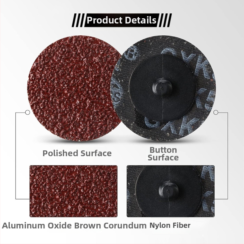 Noyan полиращи дискове за пневматично полиране, TR връзка, абразив: корунд