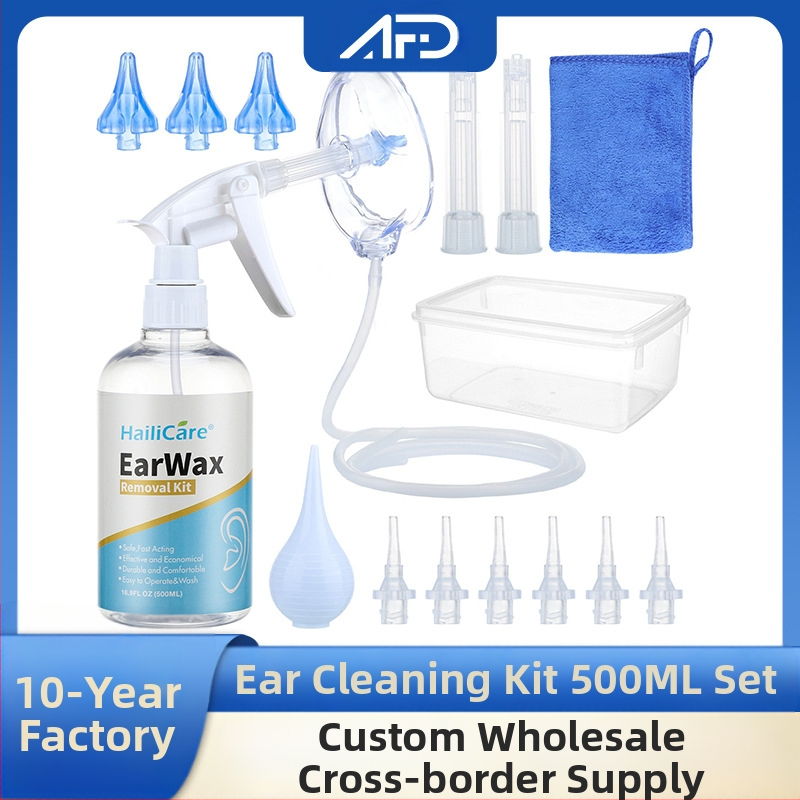 Hailicare Σετ καθαρισμού αυτιών με μη φωτιζόμενη κουτάλα αυτιών | ABS υλικό, 30 τεμάχια, Διαθέσιμο ιδιωτικής ετικέτας