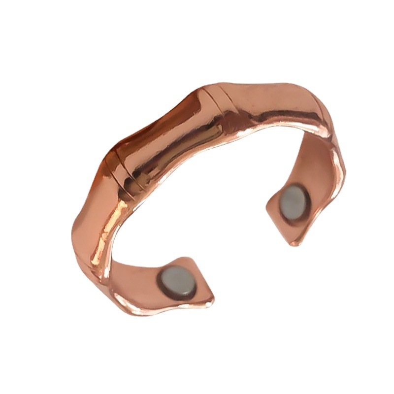 Magnetski unisex prsten, elektroplatirani metal, podesivo otvaranje