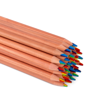 Дървени моливи за рисуване за деца със седем сърцевини