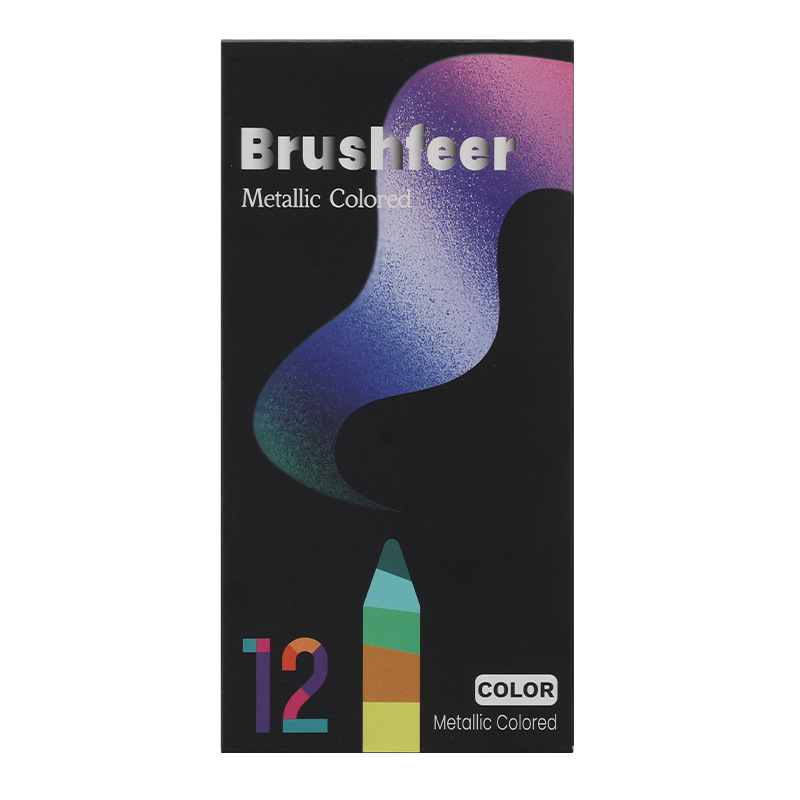 Brushfeer дървен комплект моливи със металически завършек, 75 г