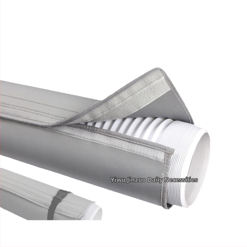 Защитен калъф за климатичен шланг с велкро, изолиран, прахоустойчив и термоизолиран, ветроустойчив калъф за изпускателна тръба