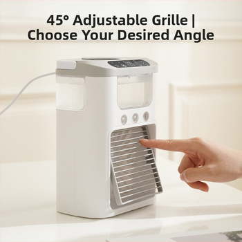 Επιτραπέζιος ανεμιστήρας με ενσωματωμένο υγραντήρα, USB τροφοδοσία, 3 ταχύτητες, μπαταρία 500–800 mAh, θόρυβος 36–45 dB