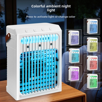 Επιτραπέζιος USB ψύκτης αέρα με υγραντήρα, 3 ταχύτητες, brushless κινητήρας, ABS περίβλημα.