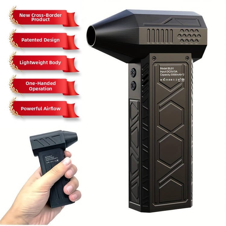 Nešiojamas palapinės ventiliatorius su ekranu, 4 greičiai, 4000 mAh baterija, veikimo laikas 3–6 val.