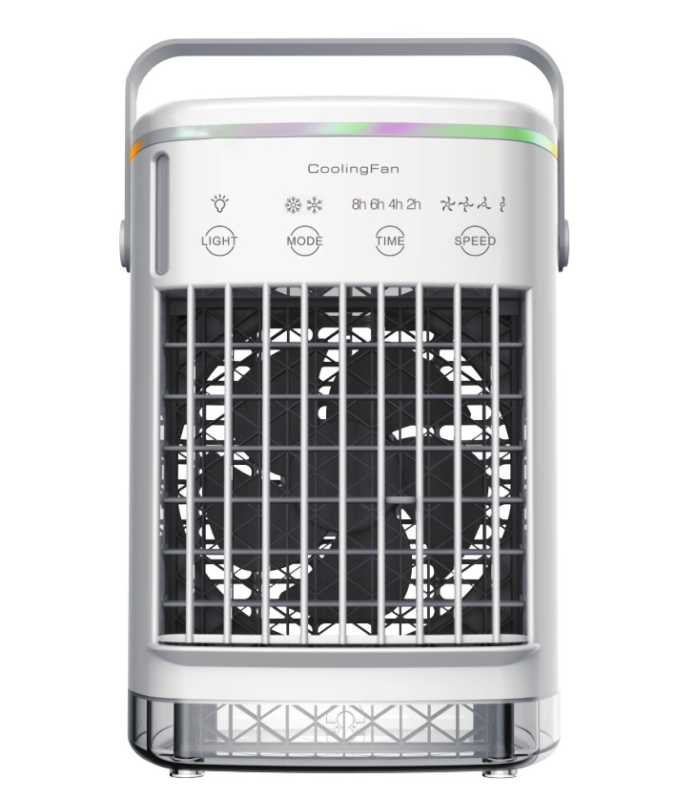 HailiCare USB stalinis oro vėsintuvas su miglos purškimu, 5V, 7W, 4 greičiai, 5 m² aprėptis