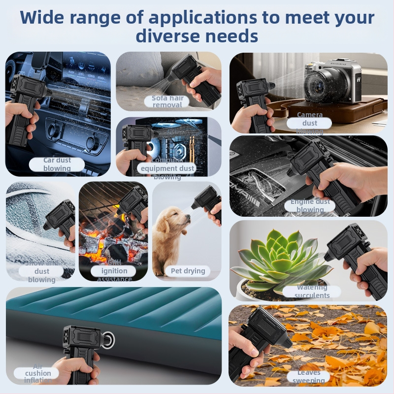 Ръчна безжична прахосмукачка — 7.4V, 220W, 20000Pa всмукване, презареждаща се