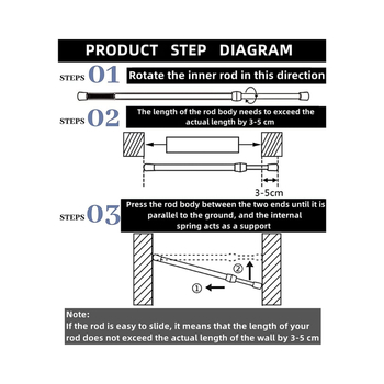 SPEEDPARK Μπάρα ψυγείου RV με ρυθμιζόμενη ένταση, κατασκευή από σίδηρο-πλαστικό, σταθερό ράφι επέκτασης, Εκτύπωση Λογοτύπου