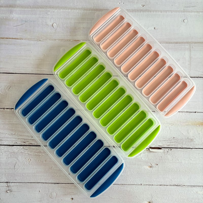 Ledų kubelių formelė su 10 kamerų, cilindrinis dizainas, greitas užšaldymas, lengvas išėmimas, PP+TPR