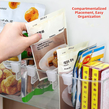 Επεκτεινόμενος διαχωριστής αποθήκευσης — PP, 1-στρώματος, πολυλειτουργικό πλευρικό ράφι για μικροαντικείμενα