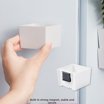 ABS τοίχου ράφι για ψυγείο – πλευρικό ράφι κουζίνας, πολυλειτουργικό, χωρίς τρύπες