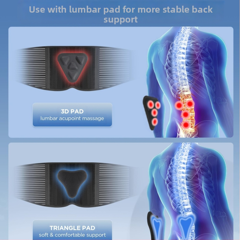 Колан за талия с дишаща опора и фиксация на метална пластина за защита на кръста по време на тренировки; Основен материал: SBR полиестерно влакно; Защитна зона: талия; Фиксация на пластина: талия-подпора; Категория: защита за кръста