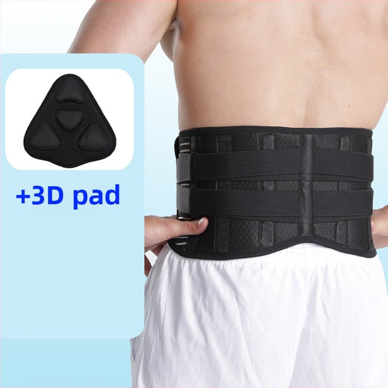 Juosmens apsauginė juosta su kvėpuojančia atrama ir plienine plokštele svorių kilnojimui; Pagrindinis medžiaga: SBR poliesterio pluoštas; Apsaugotos dalys: juosmuo; Plokštės fiksavimas: juosmens apsauga; Kategorija: juosmens apsauga