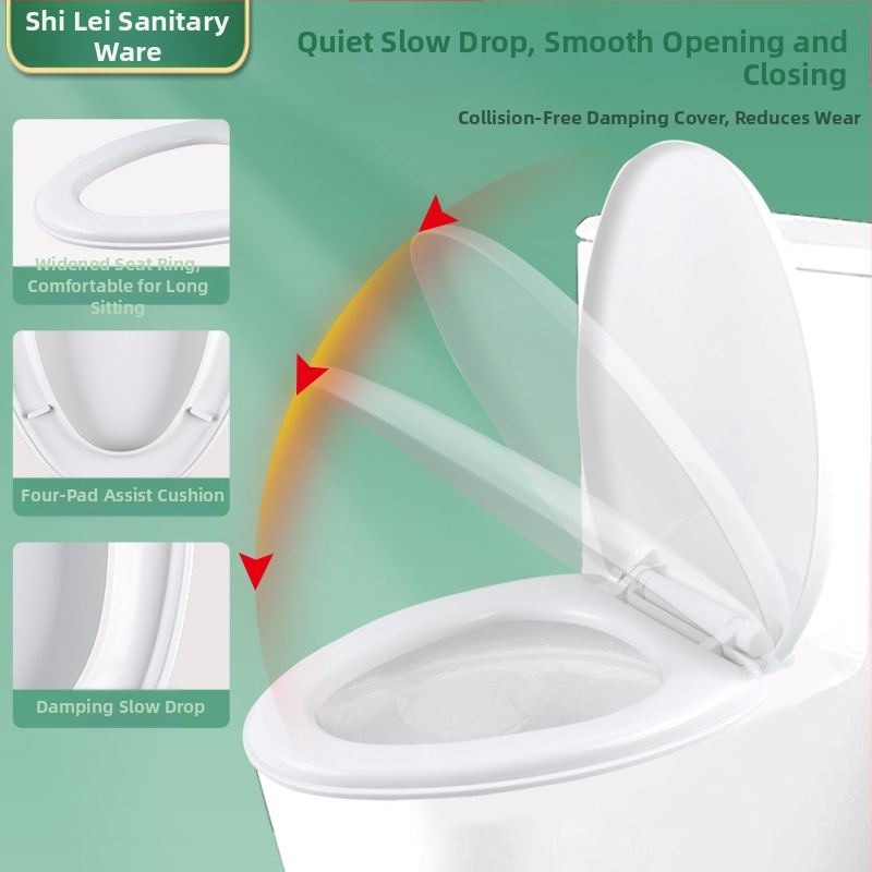 Капак за седалка на тоалетна - V-образен дизайн, усилено плавно затваряне, материал PP платка, регулируемо разстояние между отвори 11–17, модел 069