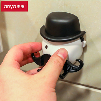 Θήκη λεπίδων ξυρίσματος με τοίχο-αναρρόφηση για μπάνιο — χωρίς τρύπες, πλαστικό, 1 επίπεδο