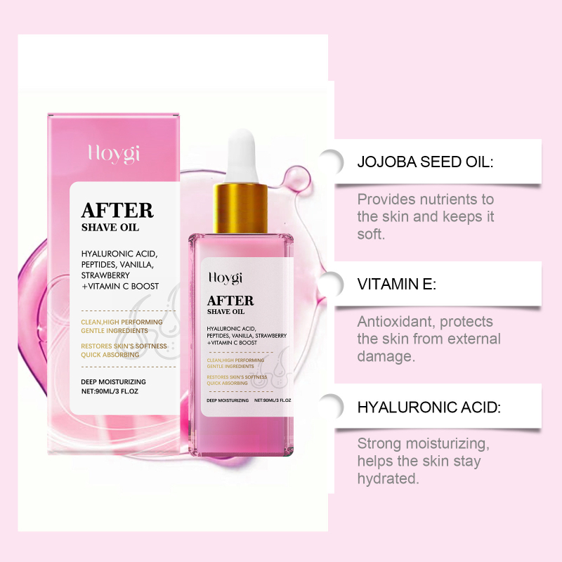 OUHOE Ulje za njegu kose s aromom jagode za kovrčavu kosu nakon tretmana – hidratantno i glađanje, dnevna njega kose