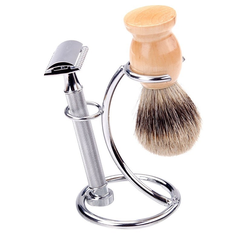 Suport pentru lame de ras drepte — aliaj zinc, design clasic, depozitare pentru brici