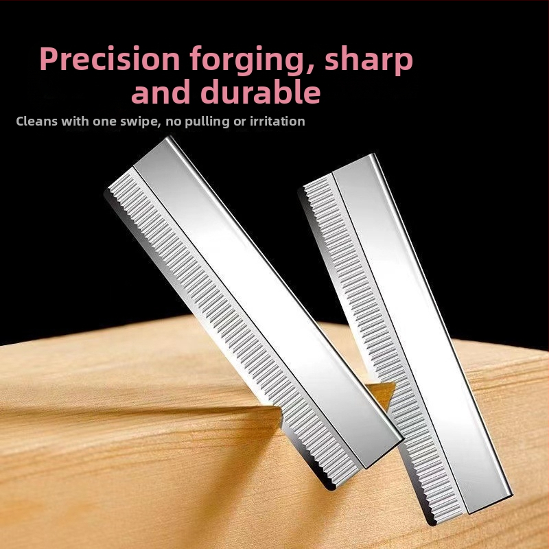 Fa Lin Nôž na tvarovanie obočia s nerezovou čepeľou, zvlněná čepeľ, jednorazový kozmetický nástroj