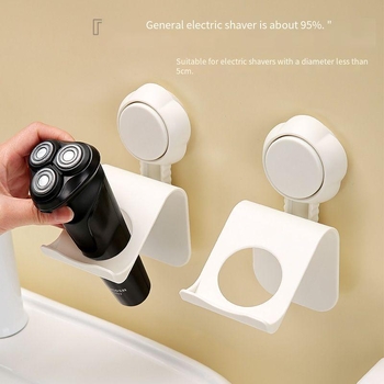 Държач за бръснач със вакуумно закрепване – организатор за бръснарски устройства и почистващи инструменти | 160 броя