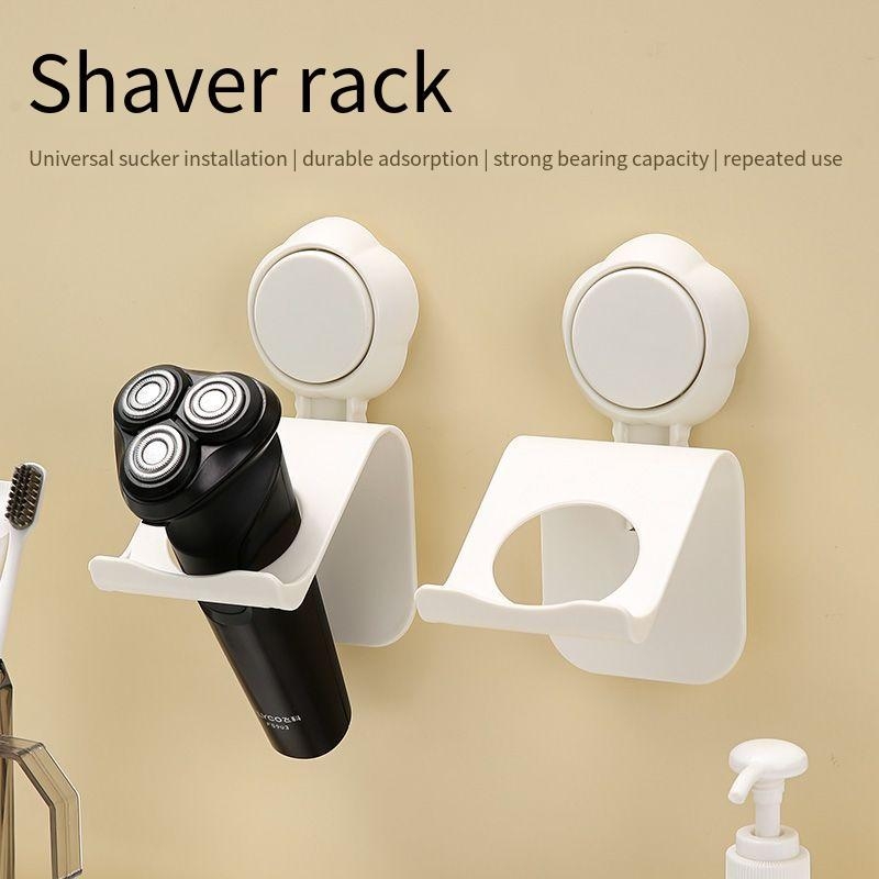 Raft de depozitare pentru aparat de ras, cu ventuză – pentru aparate de ras și dispozitive de curățare | pachet de 160 buc