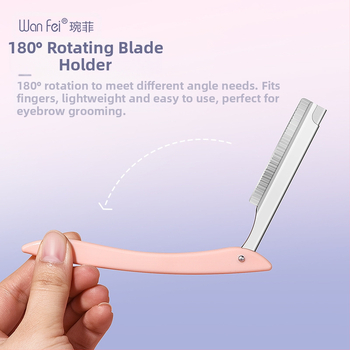 Wanfei profesionalus antakių trimmeris iš nerūdijančio plieno su peilių laikikliu, skirti pradedantiesiems